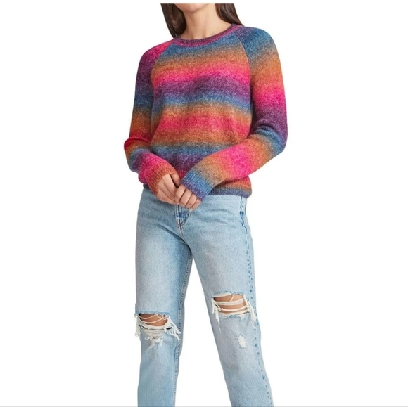 BB DAKOTA multicolor Ombre warm sweater. Size XS NWT - Picture 1 of 13